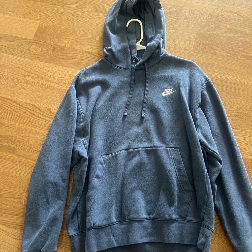 Nike Blue Crew Neck Sweater Classic Design